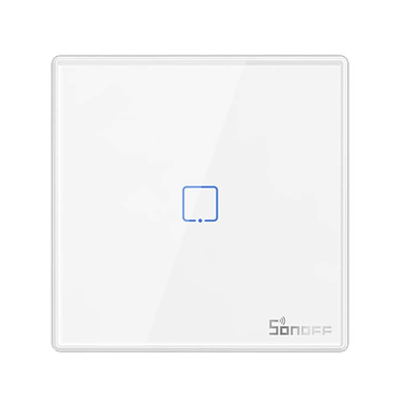 Smart trådløs vægkontakt Sonoff T2EU1C-RF 433MHz (1-kanal)