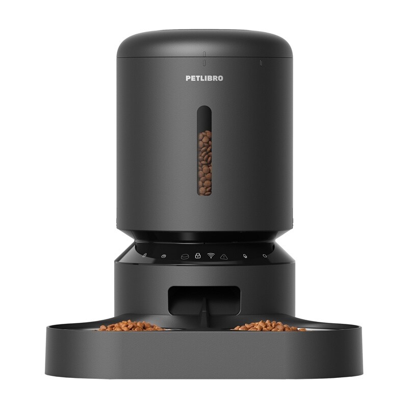 Petlibro Granary foderautomat med dobbeltskål, Wifi, 5L (sort)