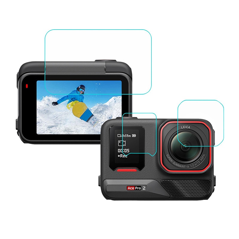 Puluz 3-i-1-beskyttelsesfilm til Insta 360 Ace Pro 2