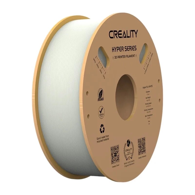Hyper PLA Filament Creality (hvid)