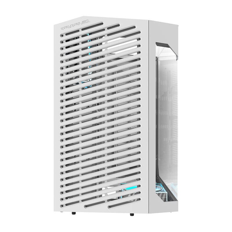Darkflash DY470 computerkabinet (hvid) + 4 blæsere