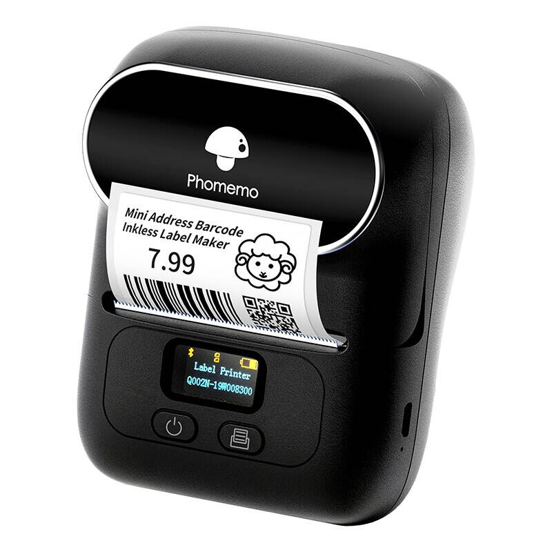 Phomemo M110 bærbar labelprinter (sort)