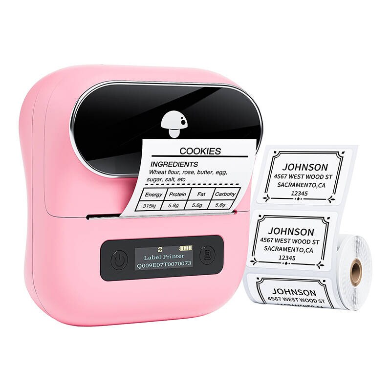 Phomemo M220 bærbar labelprinter (pink)