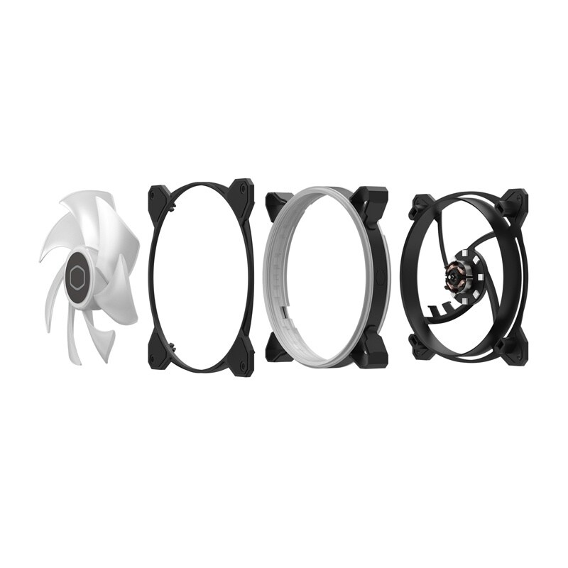 Cooler Master MasterFan MF140 Halo2-blæser (sort)