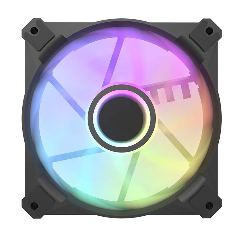 Computerblæsersæt Darkflash INF8 ARGB, 3in1 120x120 (sort)