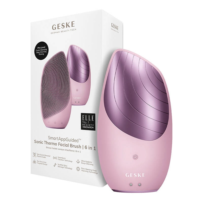 Sonic Thermo Facial Brush 6 in 1 Geske med APP (pink)