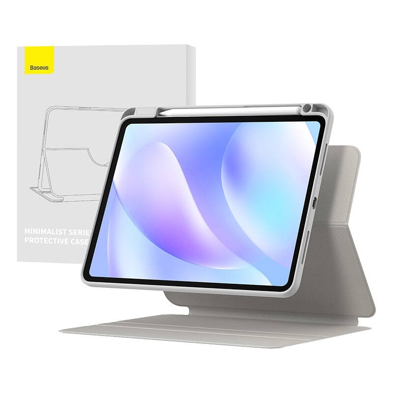 Baseus Minimalist Series IPad PRO 11"/Pad Air4/Air5 10.9" Magnetisk beskyttelsesetui (lysegrå)