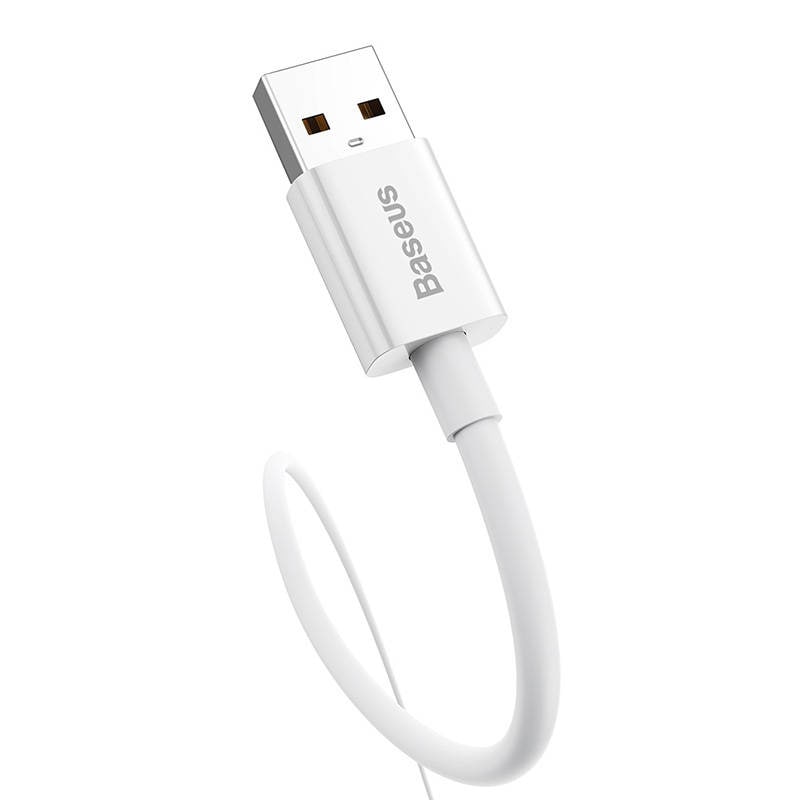 Kabel USB do USB-C Baseus Superior 100W 0,25m (hvid)