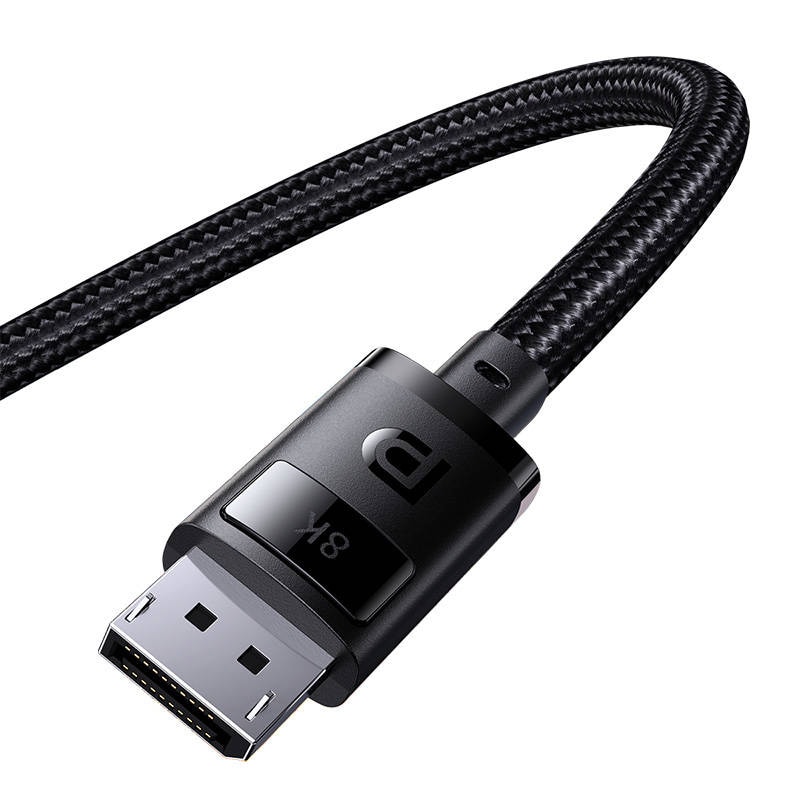 DP 8K til DP 8K-kabel Baseus High Definition 1,5 m (sort)