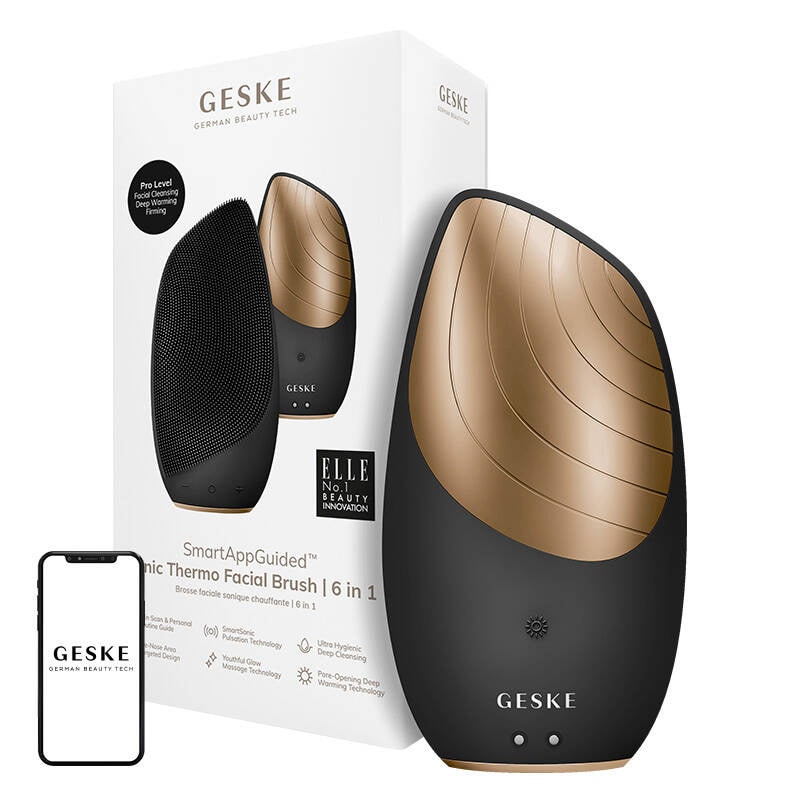 Sonic Thermo Facial Brush 6in1 Geske med APP (grå)