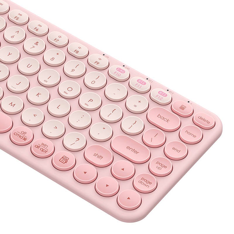 Baseus K01A Trådløst Tri-Mode-tastatur Baby Pink