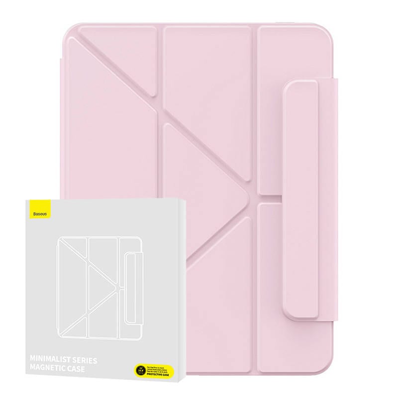 Magnetisk etui Baseus Minimalistisk til Pad Air4/Air5 10,9″/Pad Pro 11″ (babyrosa)