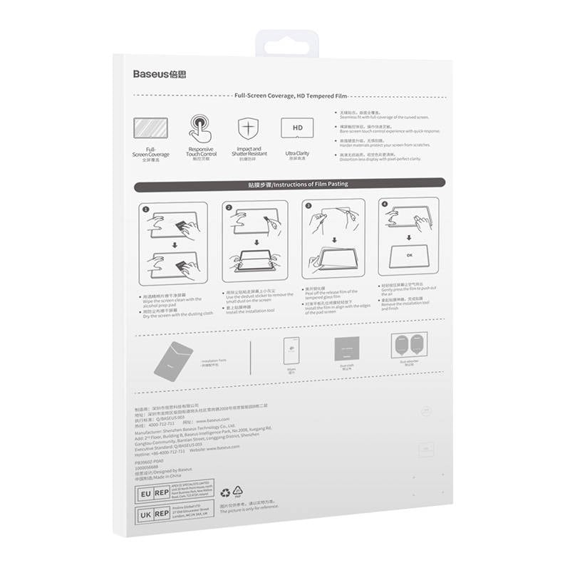 Baseus Krystalhærdet glas 0,3 mm til tablet Huawei MatePad/MatePad Pro 10,8"