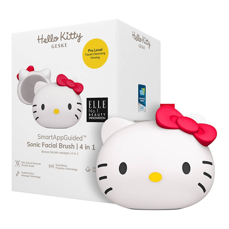 Sonisk ansigtsbørste 4in1 Geske med APP (Hello Kitty starlight)