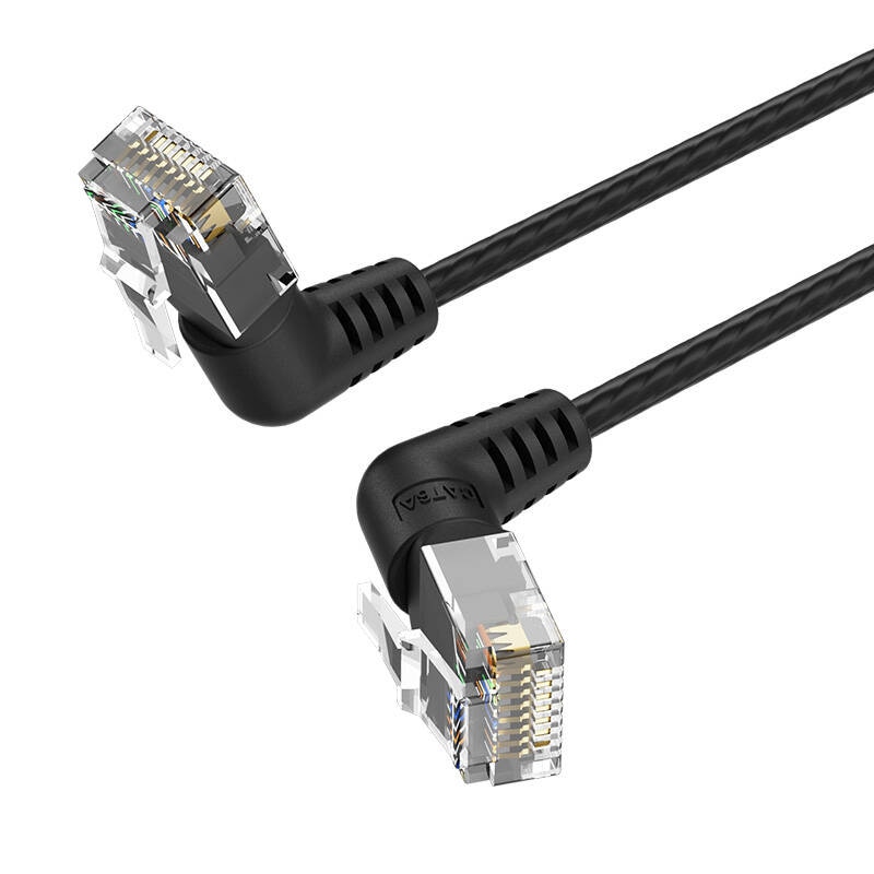 Netværkskabel UTP Cat.6 Vention IBOBF, RJ45 Ethernet, 1 m (sort)