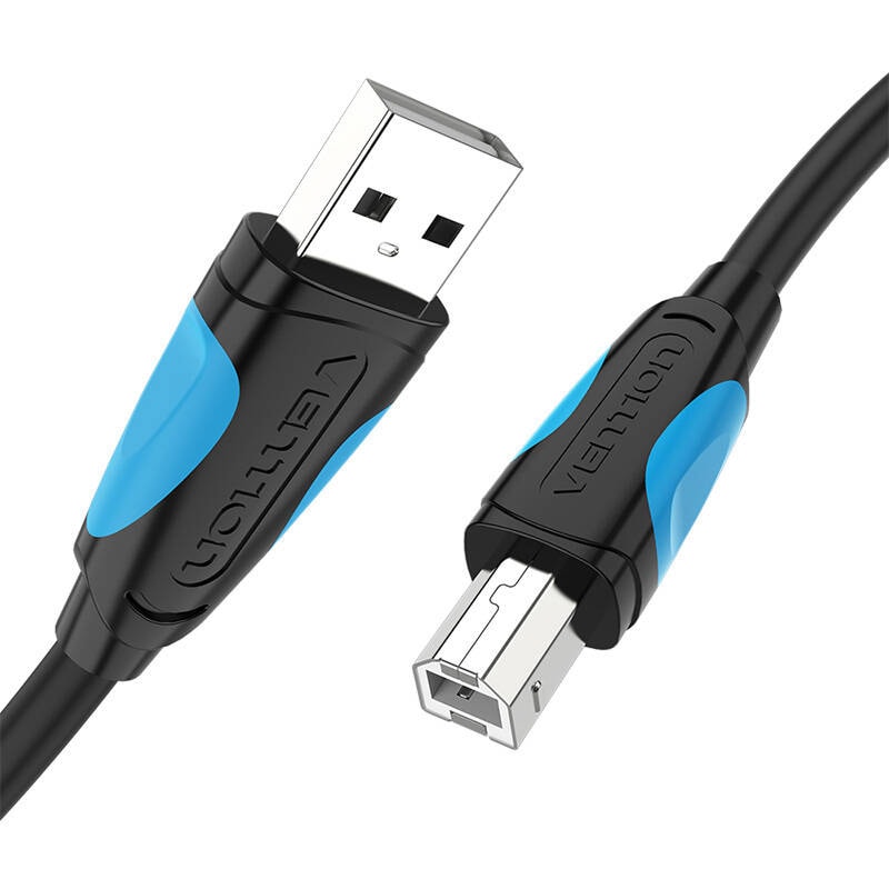 USB 2.0 A til USB-B printerkabel Vention VAS-A16-B100 1m Sort