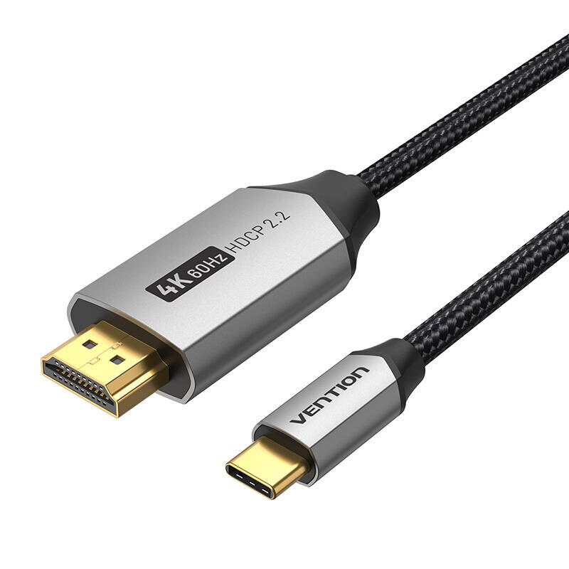 USB-C do HDMI 2.0-kabel Vention CRBBH 2m, 4K 60Hz (sort)