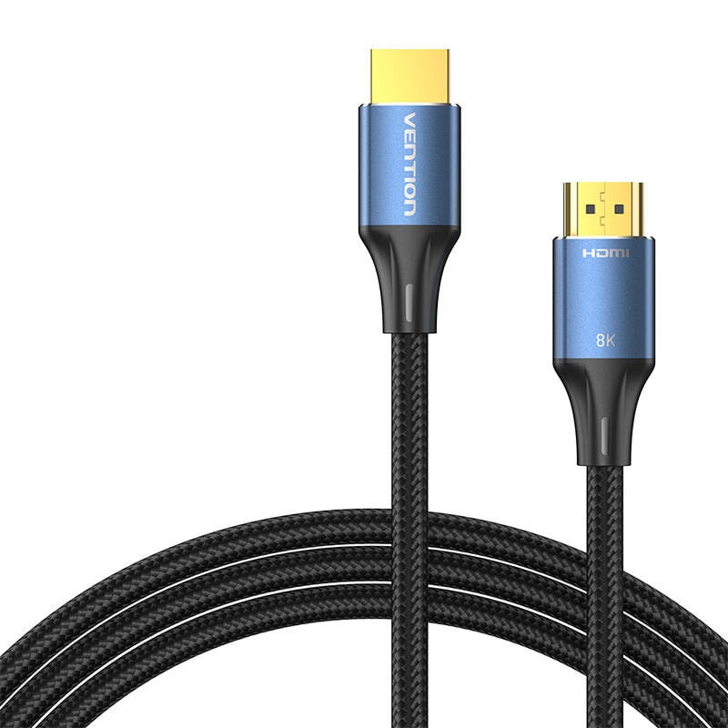 HDMI 2.1-kabel Vention ALGLH , 2m, 8K 60Hz/ 4K 120Hz (Blå)