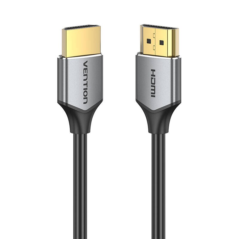 Ultratyndt HDMI-kabel Vention ALEHD 0,5 m 4K 60 Hz (grå)
