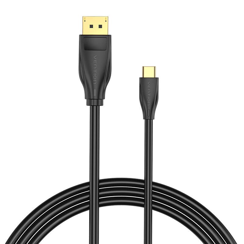 USB-C til DisplayPort 1.4-kabel Vention CGYBH, 2 m, 8K 60Hz/4K 120Hz (sort)