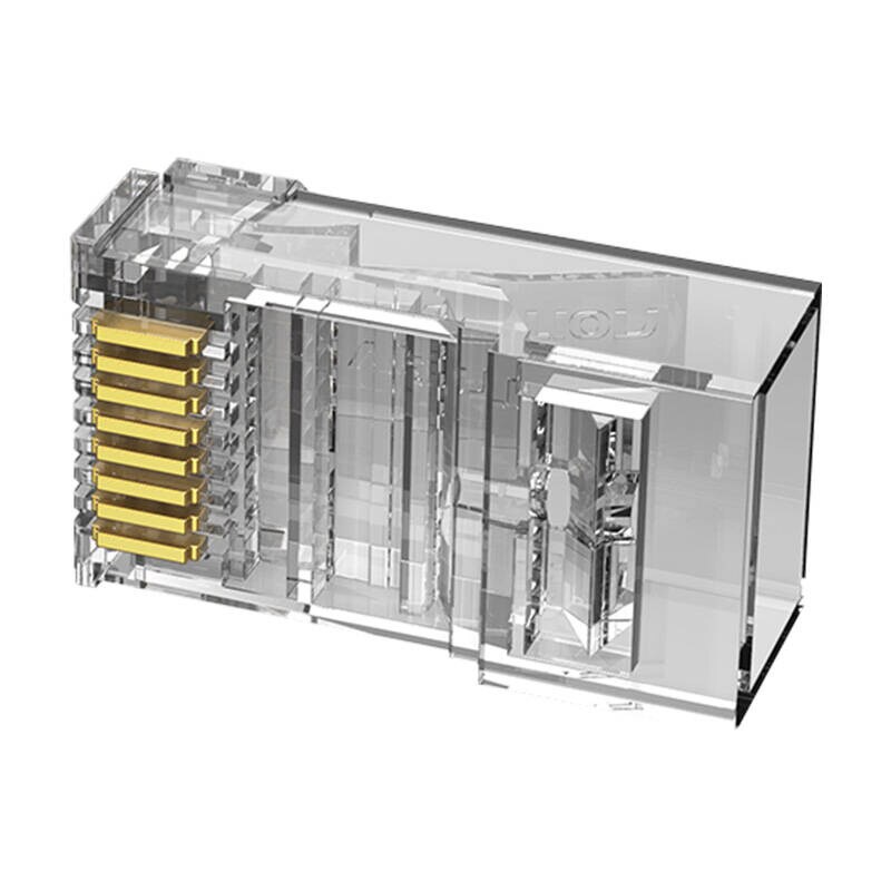 Stik RJ45 CAT6 UTP-stik Vention IDDR0-100 Transparent 100 stk.
