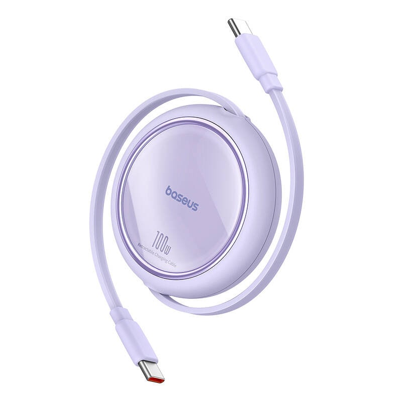 Kabel USB-C til USB-C Baseus Free2Draw, PD, 100W, 1m (lilla)