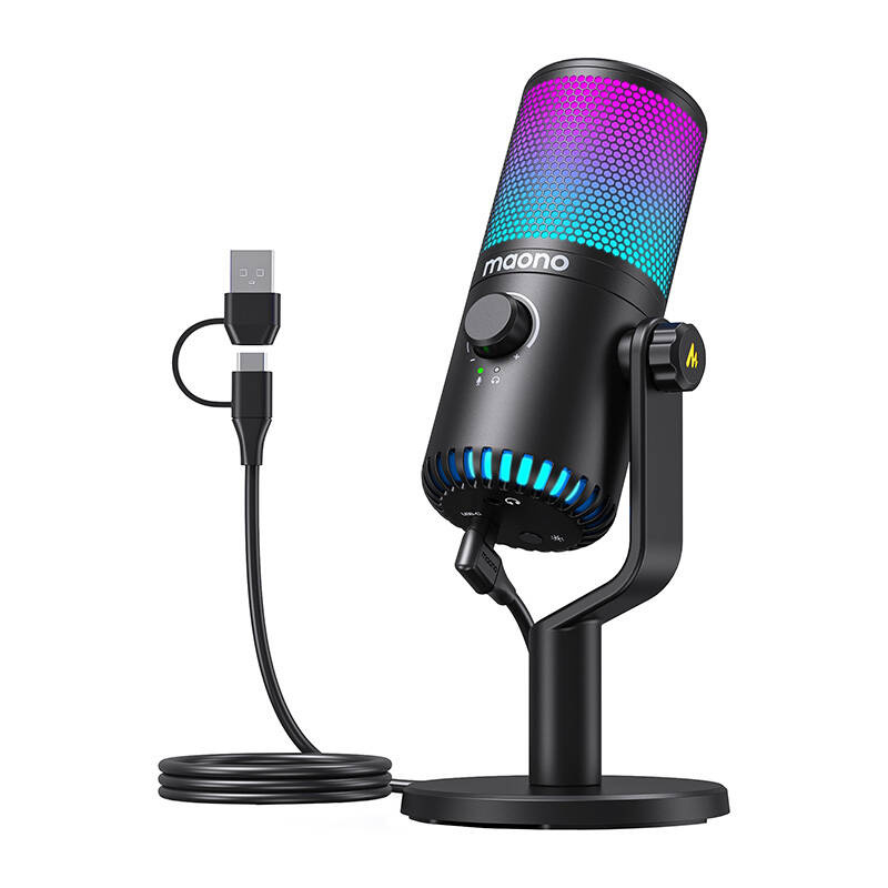 Gaming-mikrofon Maono DM30RGB (sort)