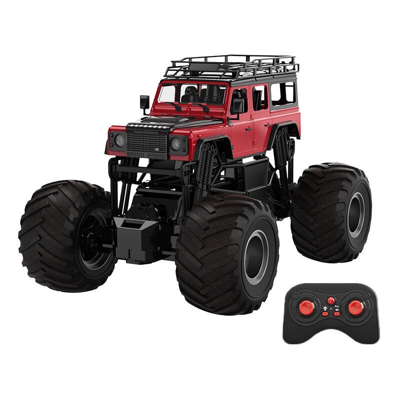 Fjernbetjening RC fjernbetjent bil 1:8 Double Eagle (rød) Land Rover Defender E375-003