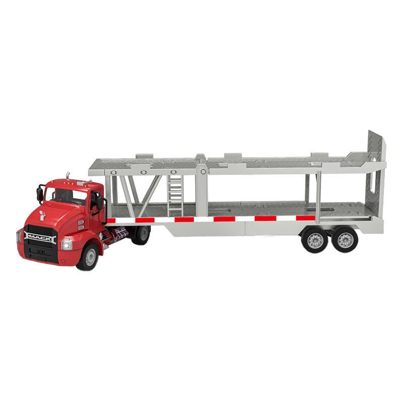 Fjernstyret lastbil 1:26 Double Eagle (rød) (Car Transporter) E583-003