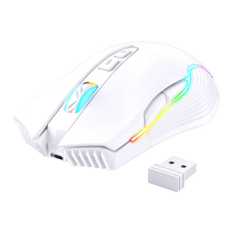 Onikuma CW905 Hvid trådløs gaming-mus