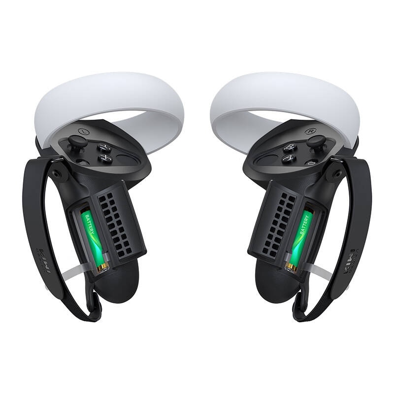 Controller-greb med batteridør Kiwi Design Q1 PRO-2.2 til Meta Quest 2 Sort