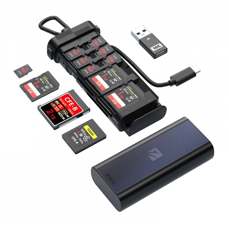 Pro-kortlæser FREEWELL CF A/B, SD, TF