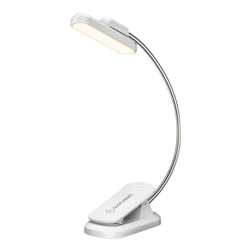Trådløs lampe Drejelig Glocusent GLCSNTA2404 Boglampe, USB-C 1000mAh Hvid