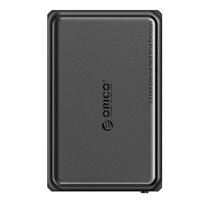 Orico DDL HDD/SSD-kabinet 2,5" / 3,5", 5Gbps, USB-A til USB-B (sort)