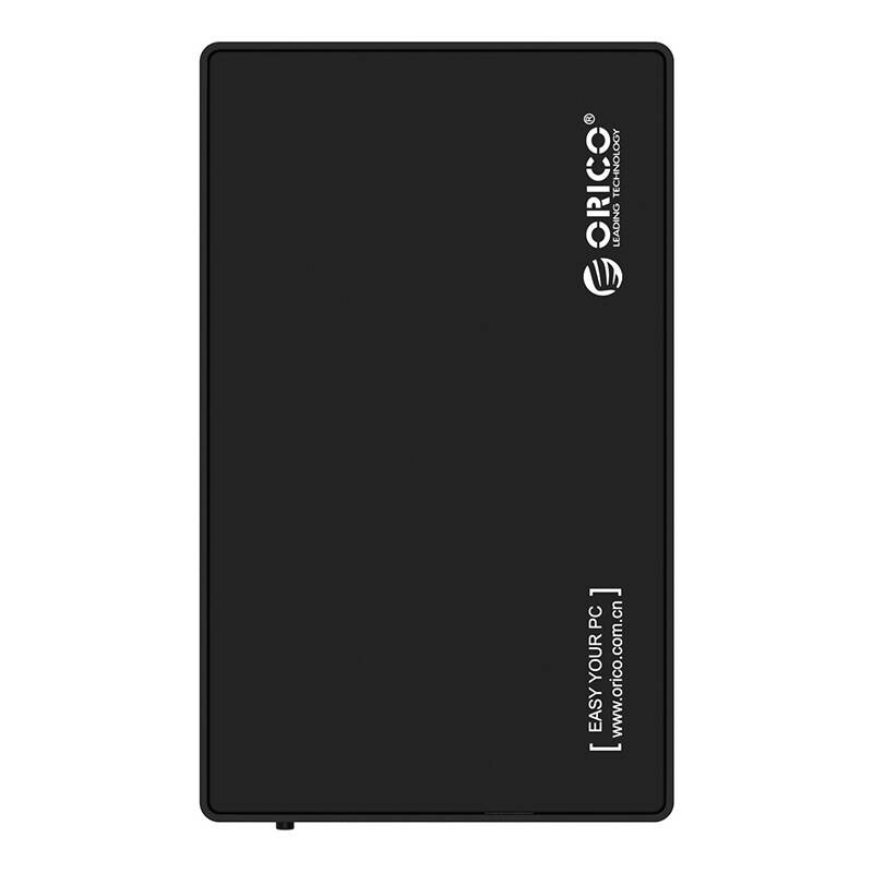 Orico 3588 HDD/SSD 3,5", 5Gbps, USB-A til USB-B-drevkabinet (sort)