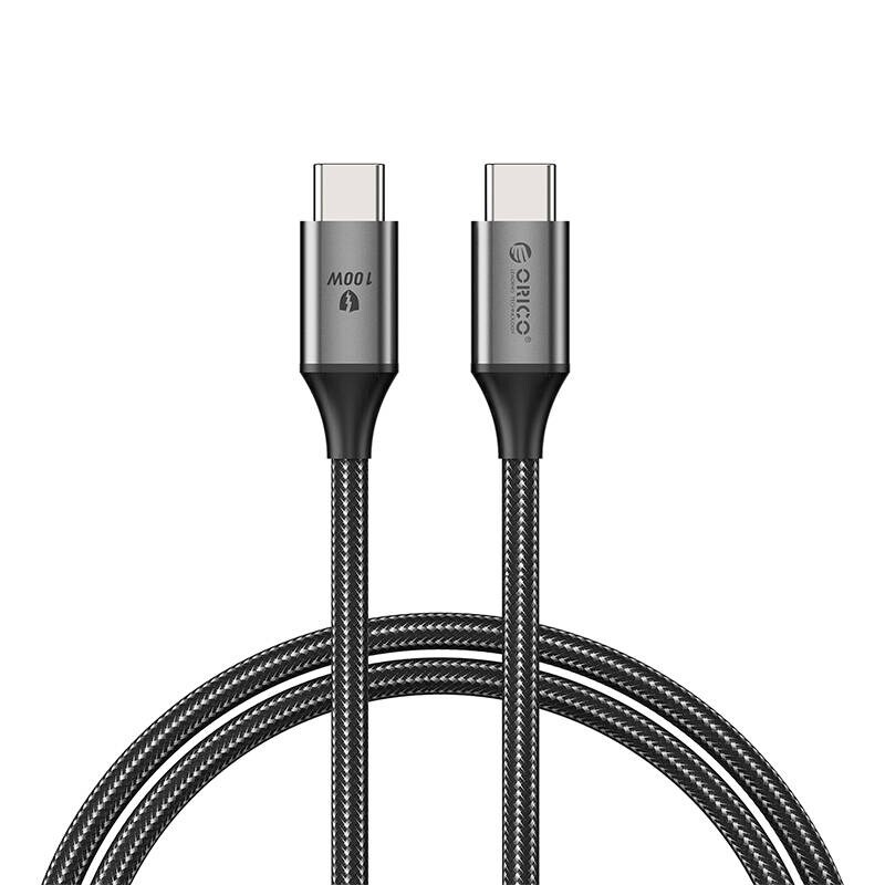 Orico 100W USB-C til USB-C-opladerkabel (sort)