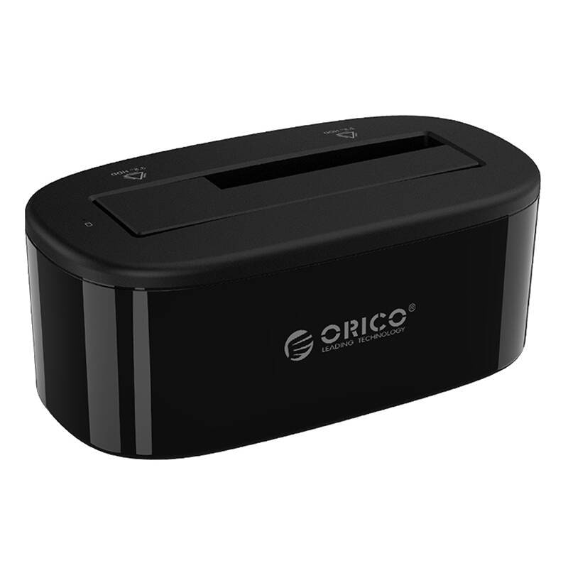 Orico dockingstation til 2,5/3,5" HDD/SSD, 5Gbps, USB-A til USB-B (sort)