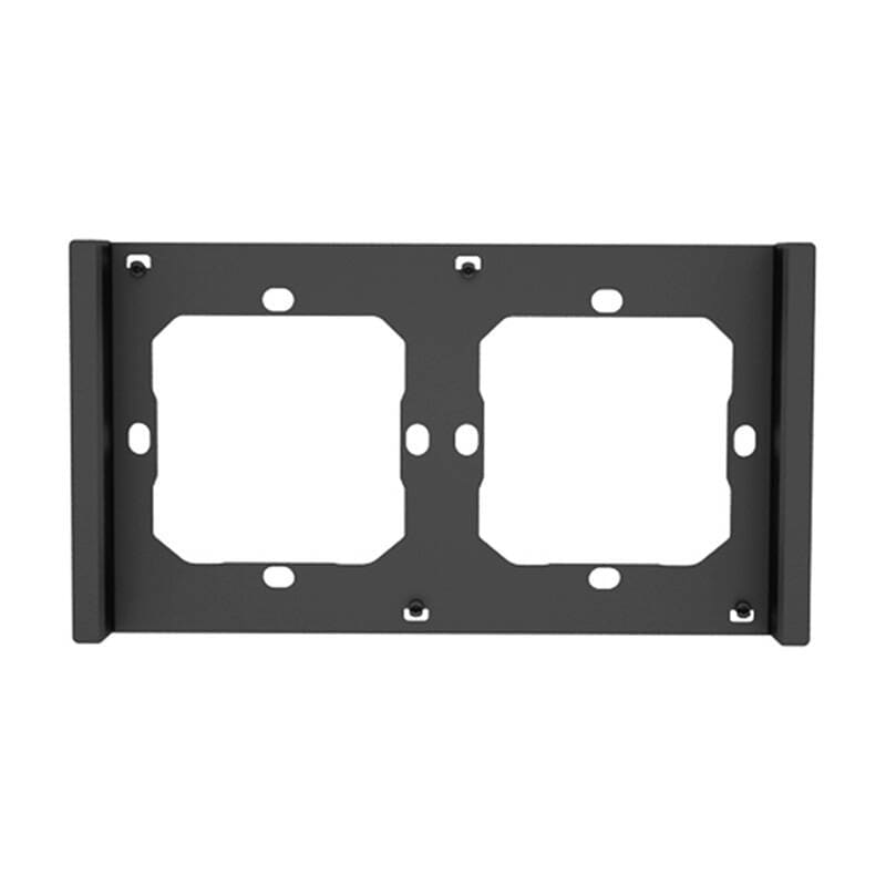 Ramme til kontakt M5 80 dobbelt 2-fold SONOFF M5-2C-80-F (grafit/sort)