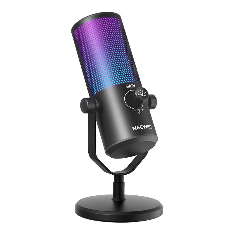 Neewer RGB-baggrundsbelyst mikrofon