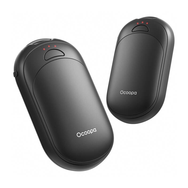 Ocoopa UT3 Lite 2x2500 mAh håndvarmer, USB-C, sort/sort