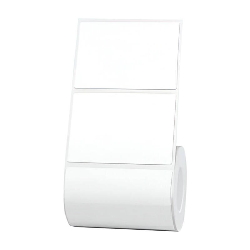 Termoetiketter Niimbot klistermærker 60x40 mm - 690 stk. Hvid