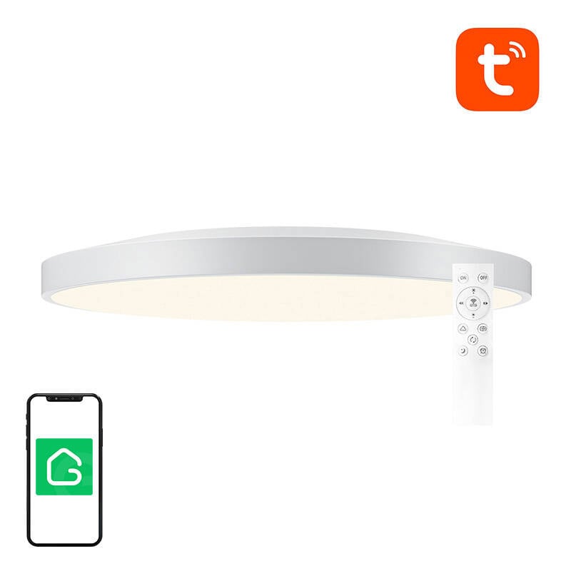 Smart loftslampe 32 cm, WiFi/Bluetooth, 16M RGBCW, Gosund LB11, 1920 lm, Tuya + fjernbetjening. / Lampe / LED