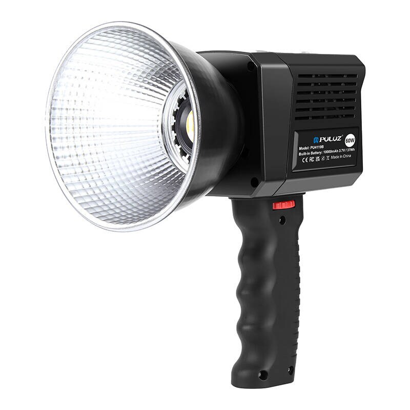 PULUZ PU4119B 60W 2500K-6500K (sort) studielampe.