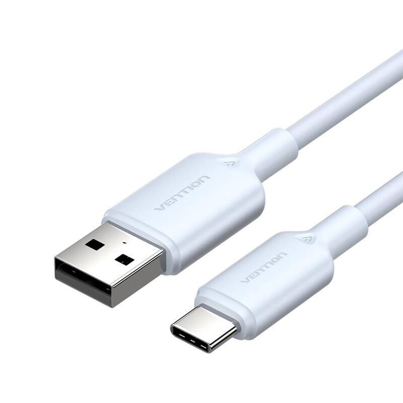 USB 2.0 A til USB-C 3A-kabel Vention CTQLH 2M (blå)