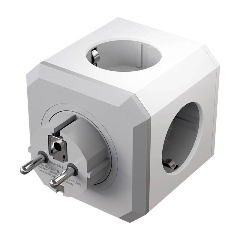 BlitzWolf BW-EC2 8-i-1 Power Cube (4xAC / 2 x USB-A / 2 x USB-C)