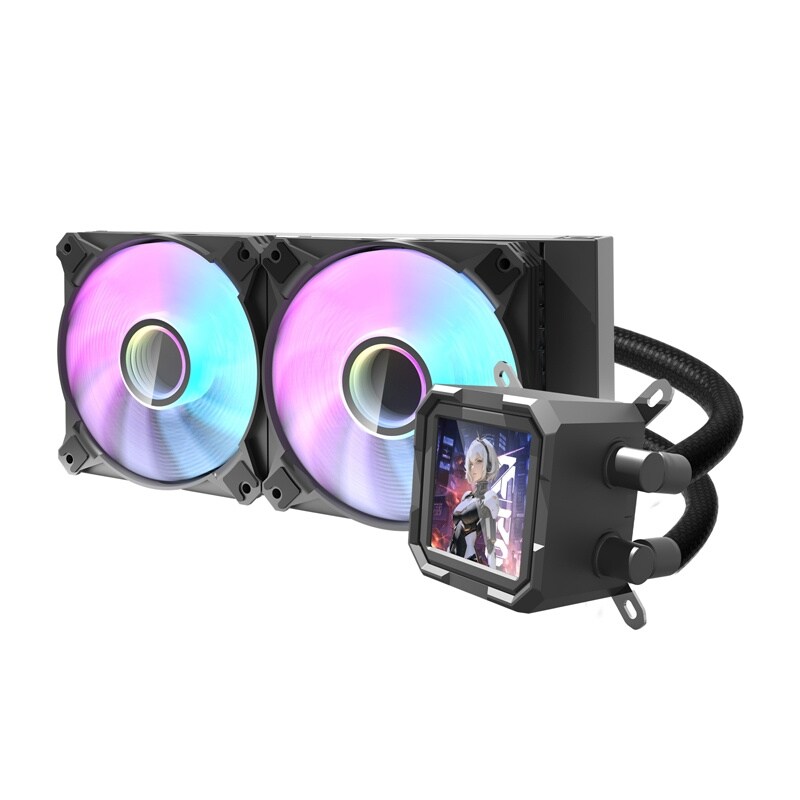 Darkflash DV240S CPU-vandkøler (sort)