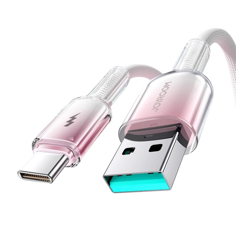 Joyroom S-A42 3A USB-A USB-C-kabel 1,2 m biały