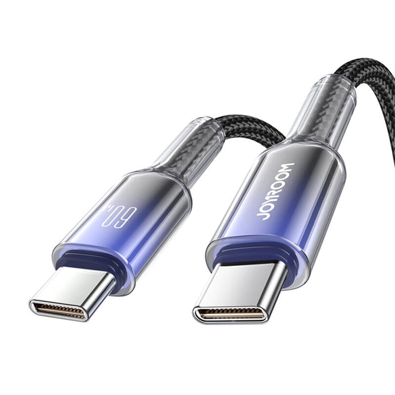 Joyroom S-A42 60W USB-C-kabel 1,2 m sort