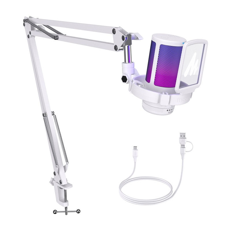 Maono DGM20S-mikrofon (hvid)