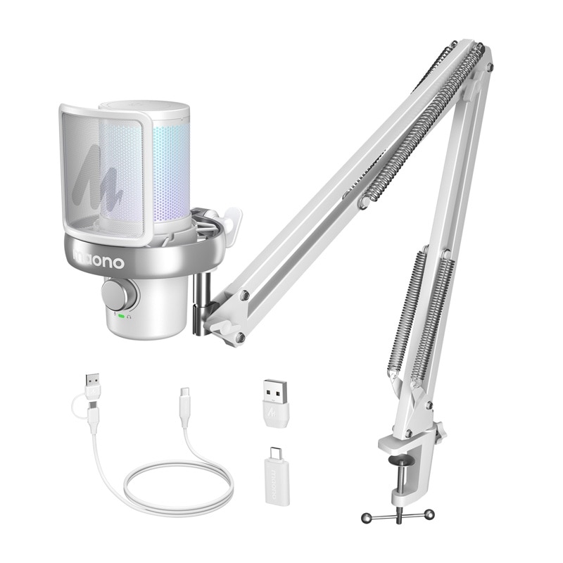 Maono DM40 S Pro-mikrofon (hvid)